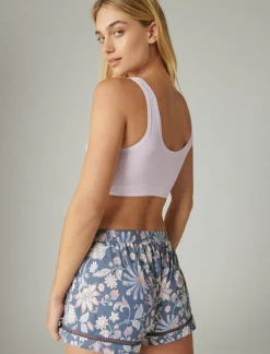 Lucky Brand floral patchwork bralette medium blue*WOMEN Intimates & Sleepwear