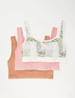 Lucky Brand floral patchwork bralette buff*WOMEN Intimates & Sleepwear