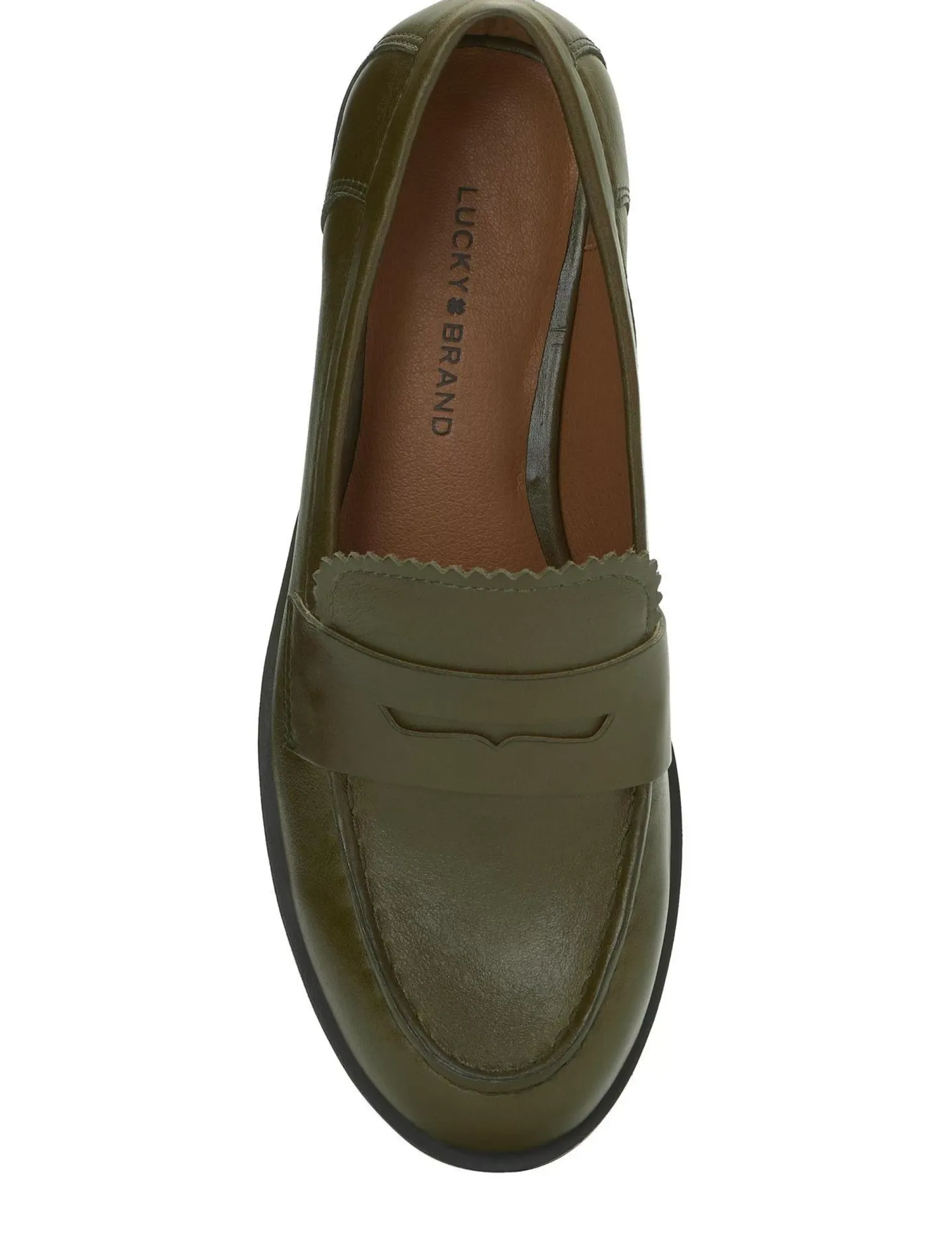 Lucky Brand floriss penny loafer medium dark green*WOMEN Shoes