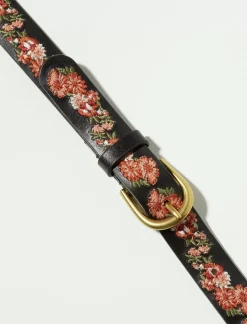 Lucky Brand garden floral embroidered multi*WOMEN Belts