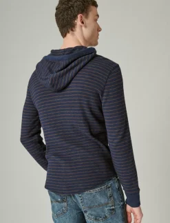 Lucky Brand garment dye thermal hoodley multi*MEN Shirts & Tops