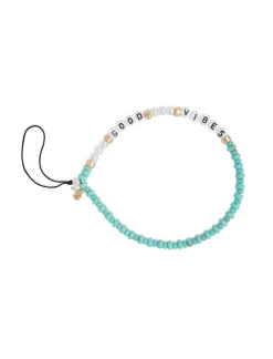 Lucky Brand good vibes beaded phone charm gold*WOMEN Handbags