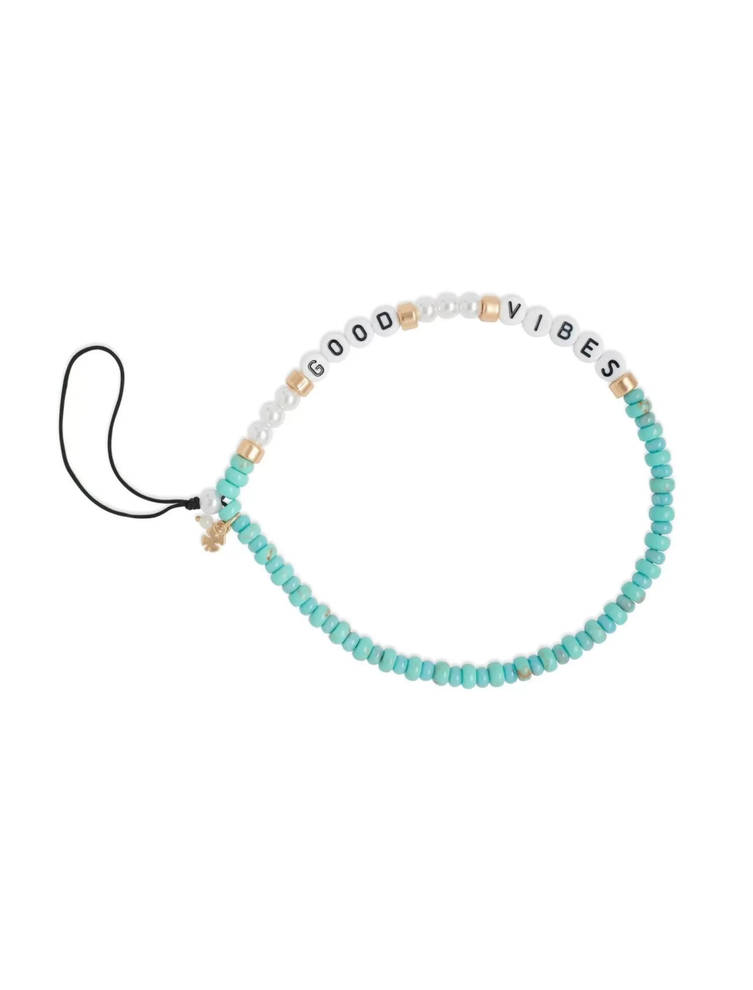 Lucky Brand good vibes beaded phone charm gold*WOMEN Handbags