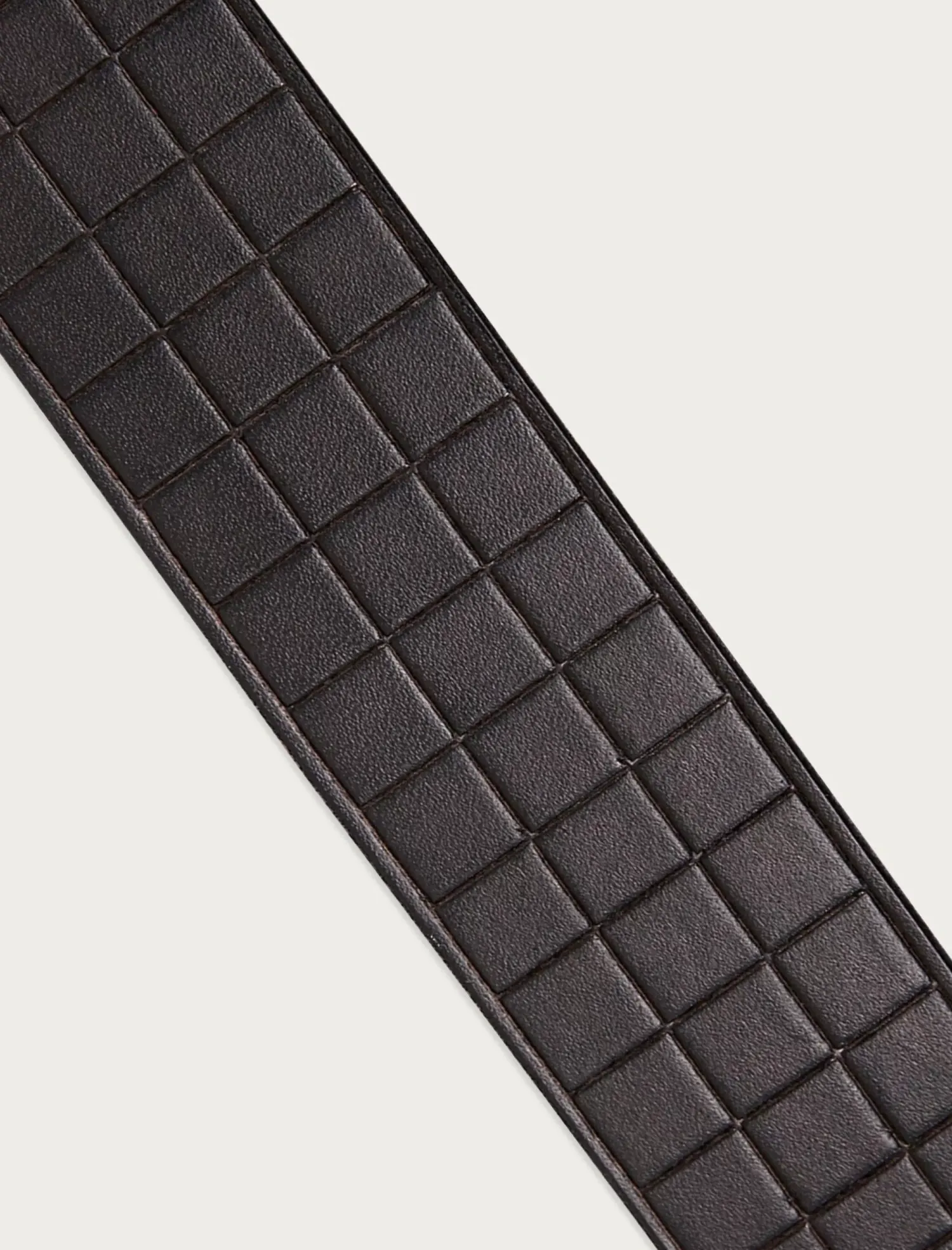 Lucky Brand grid tooled embossed leather belt black*MEN Belts