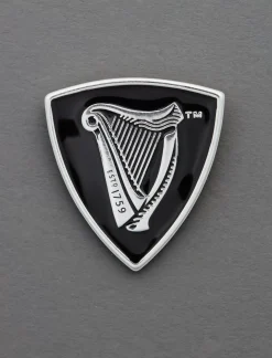Lucky Brand guinness classic harp pin silver*MEN|WOMEN Jewelry