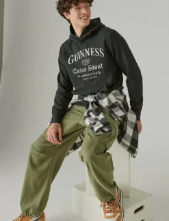 Lucky Brand guinness hoodie jet black*MEN Activewear