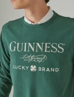 Lucky Brand guinness logo crewneck pine grove*MEN Activewear