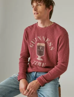 Lucky Brand guinness logo thermal cordovan*MEN Shirts & Tops
