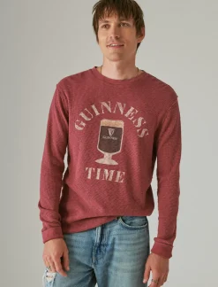 Lucky Brand guinness logo thermal cordovan*MEN Shirts & Tops