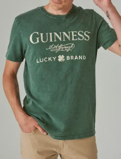 Lucky Brand guinness tee trekking green*MEN Graphic Tees