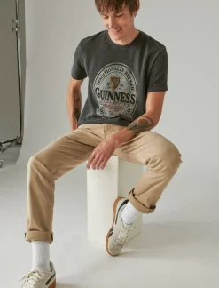 Lucky Brand guinness oval tee jet black*MEN Graphic Tees