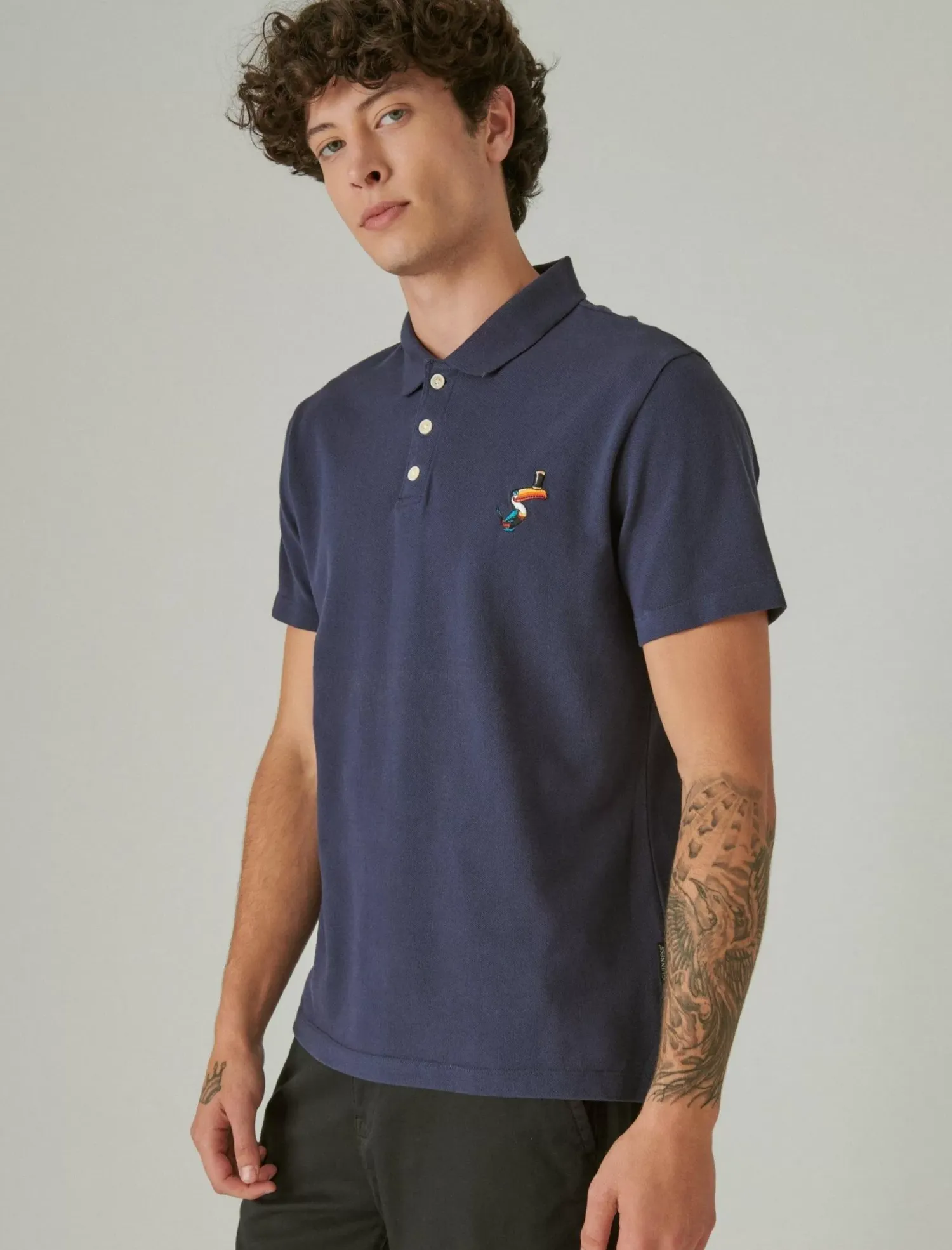 Lucky Brand guinness polo black iris*MEN Shirts & Tops