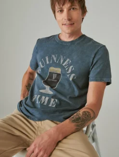 Lucky Brand guinness time tee midnight navy*MEN Graphic Tees