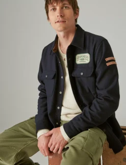 Lucky Brand guinness wool over shirt parisian nights*MEN Button-Downs