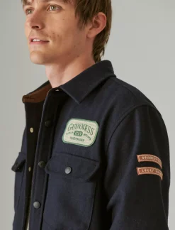 Lucky Brand guinness wool over shirt parisian nights*MEN Button-Downs