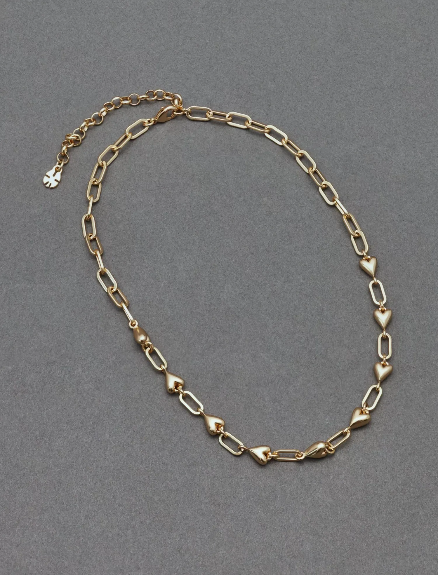 Lucky Brand heart collar necklace gold*WOMEN Jewelry