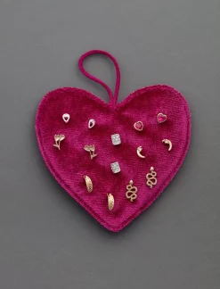 Lucky Brand heart earring gift set two tone*WOMEN Jewelry
