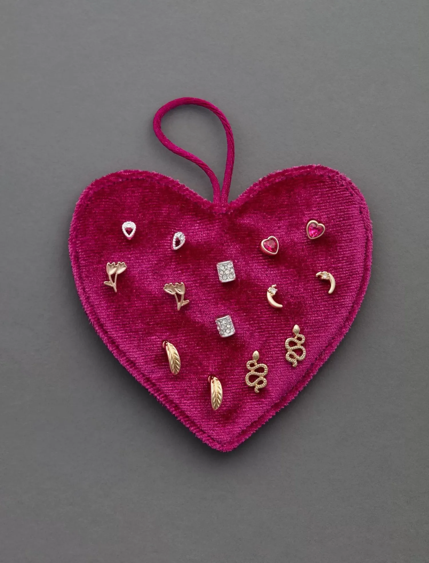Lucky Brand heart earring gift set two tone*WOMEN Jewelry