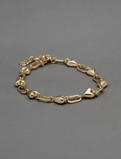 Lucky Brand heart link bracelet gold*WOMEN Jewelry