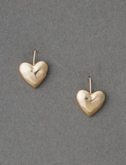 Lucky Brand heart threader earring gold*WOMEN Jewelry