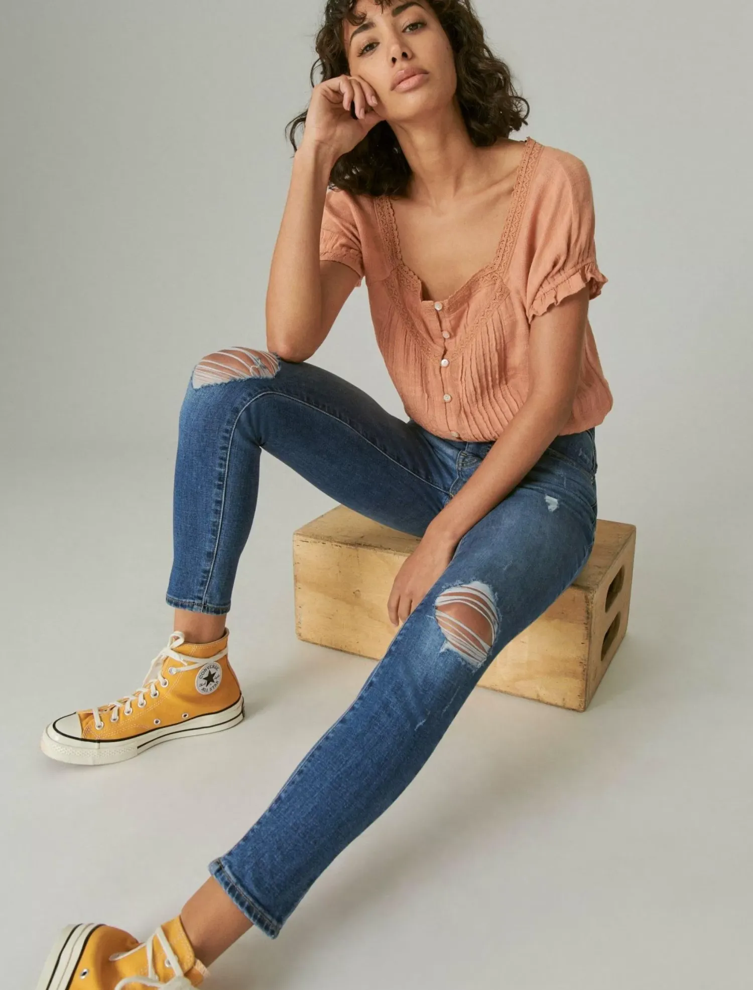 Lucky Brand high rise bridgette skinny finchley road*WOMEN|JEANS Jeans|Skinny