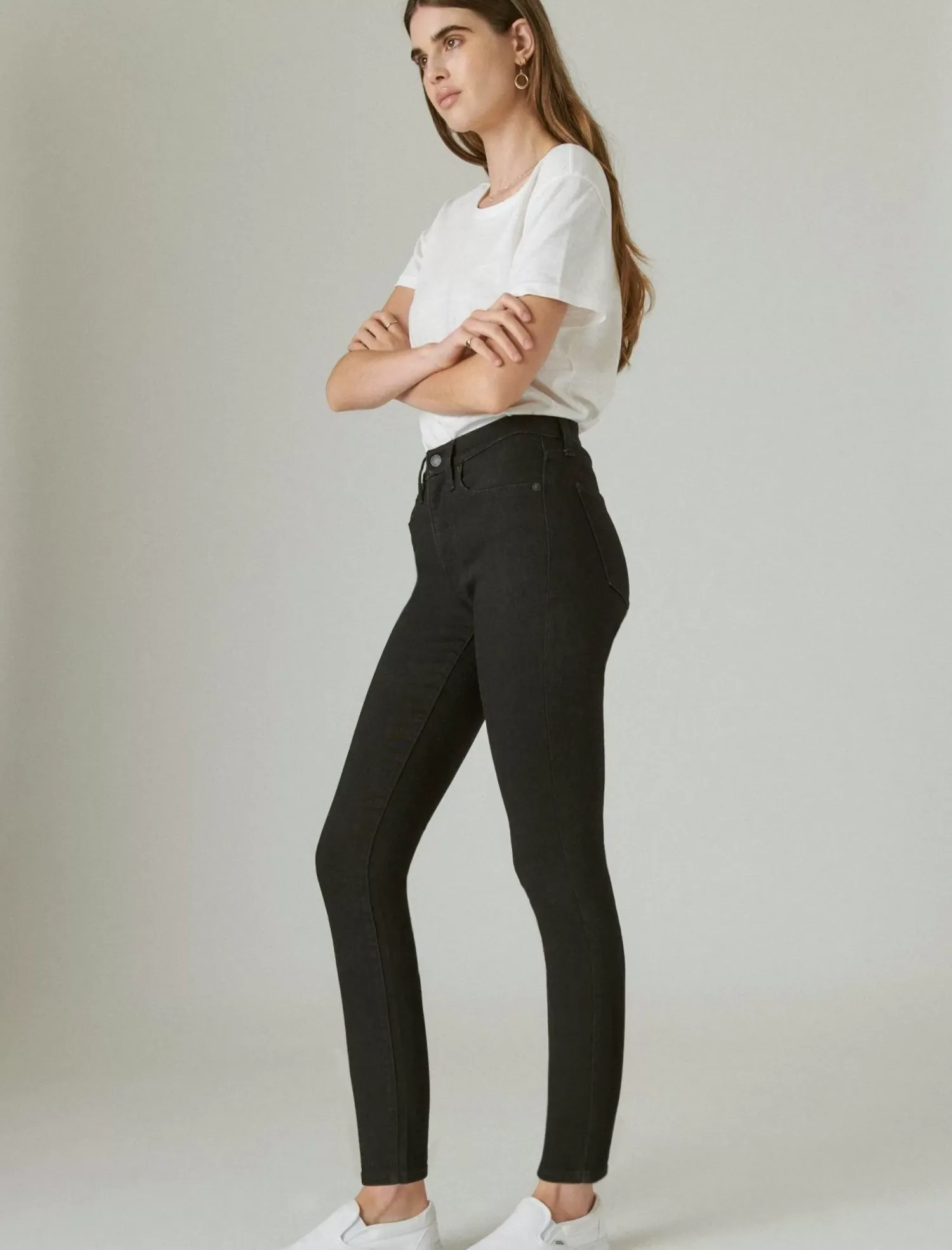 Lucky Brand high rise bridgette skinny clean black*WOMEN Jeans
