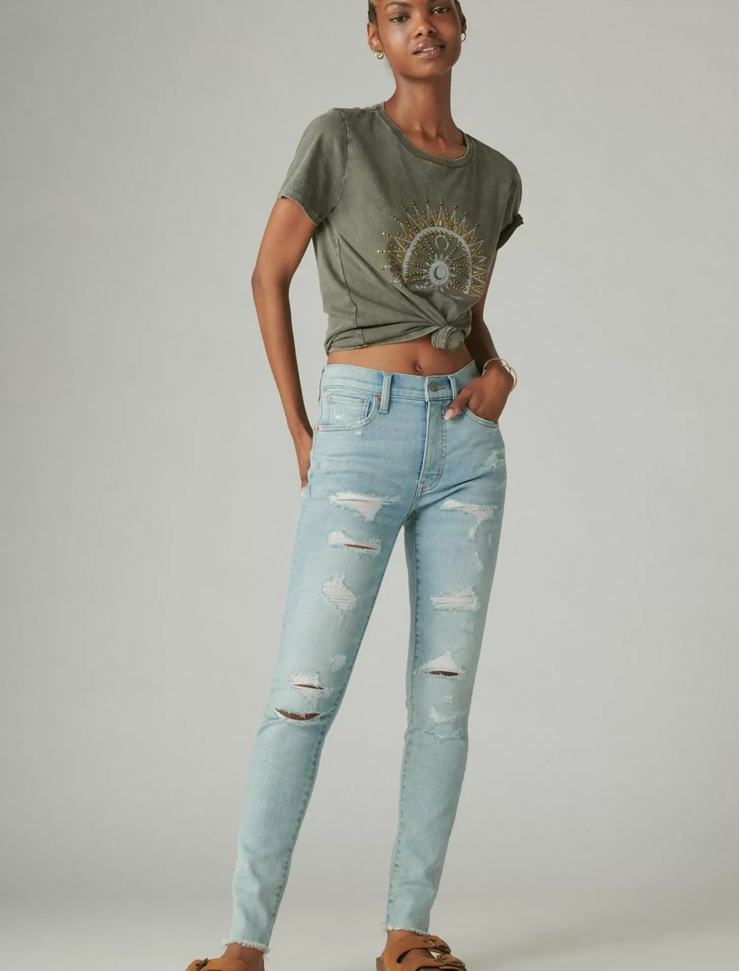 Lucky Brand high rise bridgette skinny girl crush dest*WOMEN|JEANS Jeans|Skinny