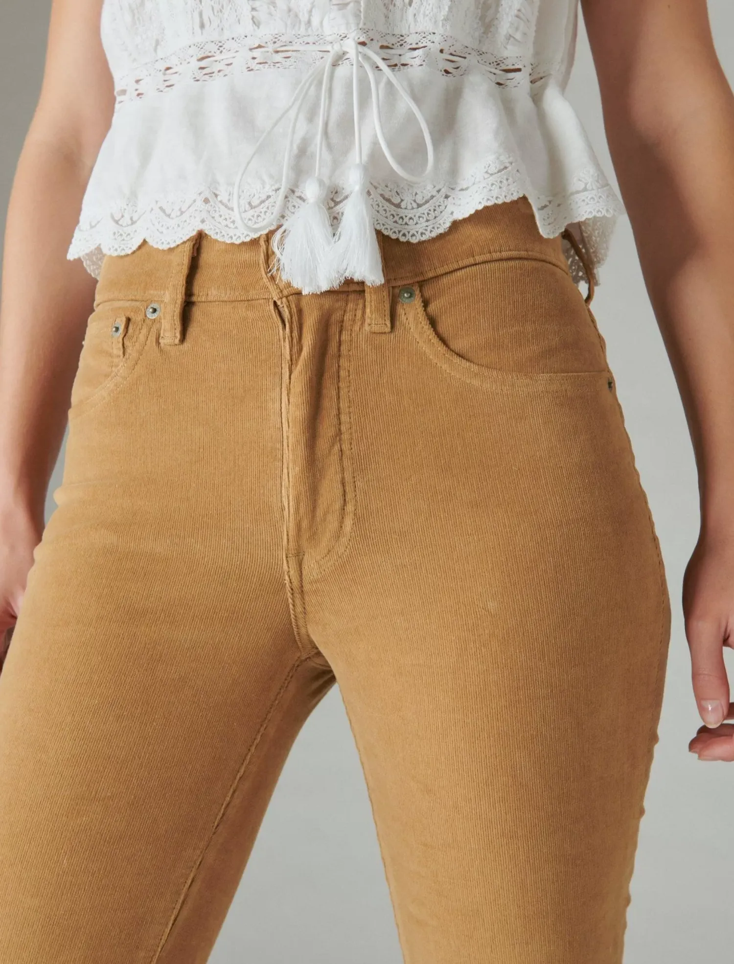 Lucky Brand high rise corduroy stevie flare cider*WOMEN|JEANS Jeans|Flare
