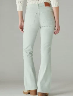 Lucky Brand high rise corduroy stevie flare fall mist*WOMEN|JEANS Jeans|Flare