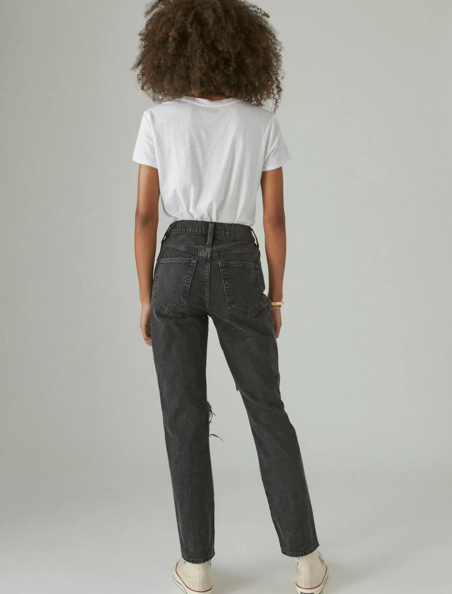 Lucky Brand high rise drew mom meteor dest*WOMEN|JEANS Jeans|Mom