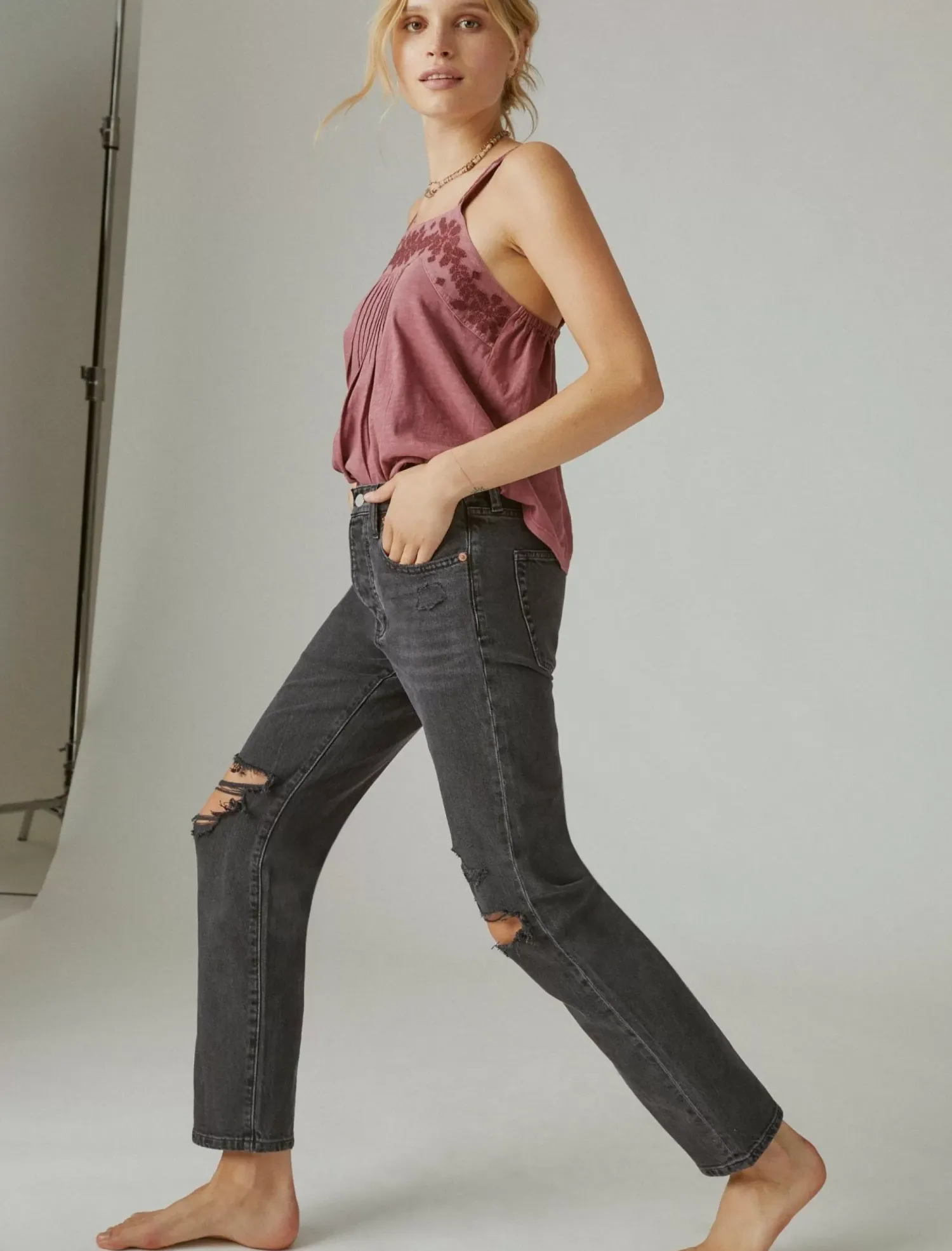 Lucky Brand high rise 90s loose atlas dest*WOMEN|JEANS Jeans|90's