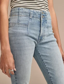 Lucky Brand high rise seamed stevie flare aquarius*WOMEN|JEANS Jeans|Flare