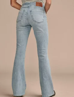 Lucky Brand high rise seamed stevie flare aquarius*WOMEN|JEANS Jeans|Flare