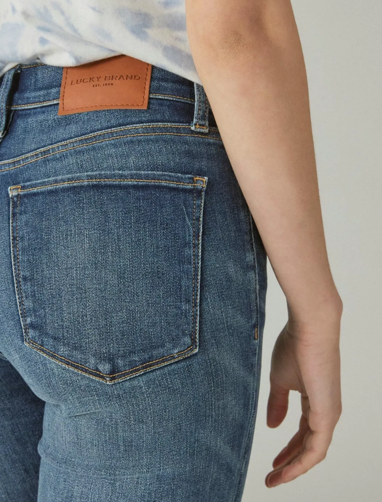Lucky Brand high rise zoe straight lightyear*WOMEN|JEANS Jeans|Straight