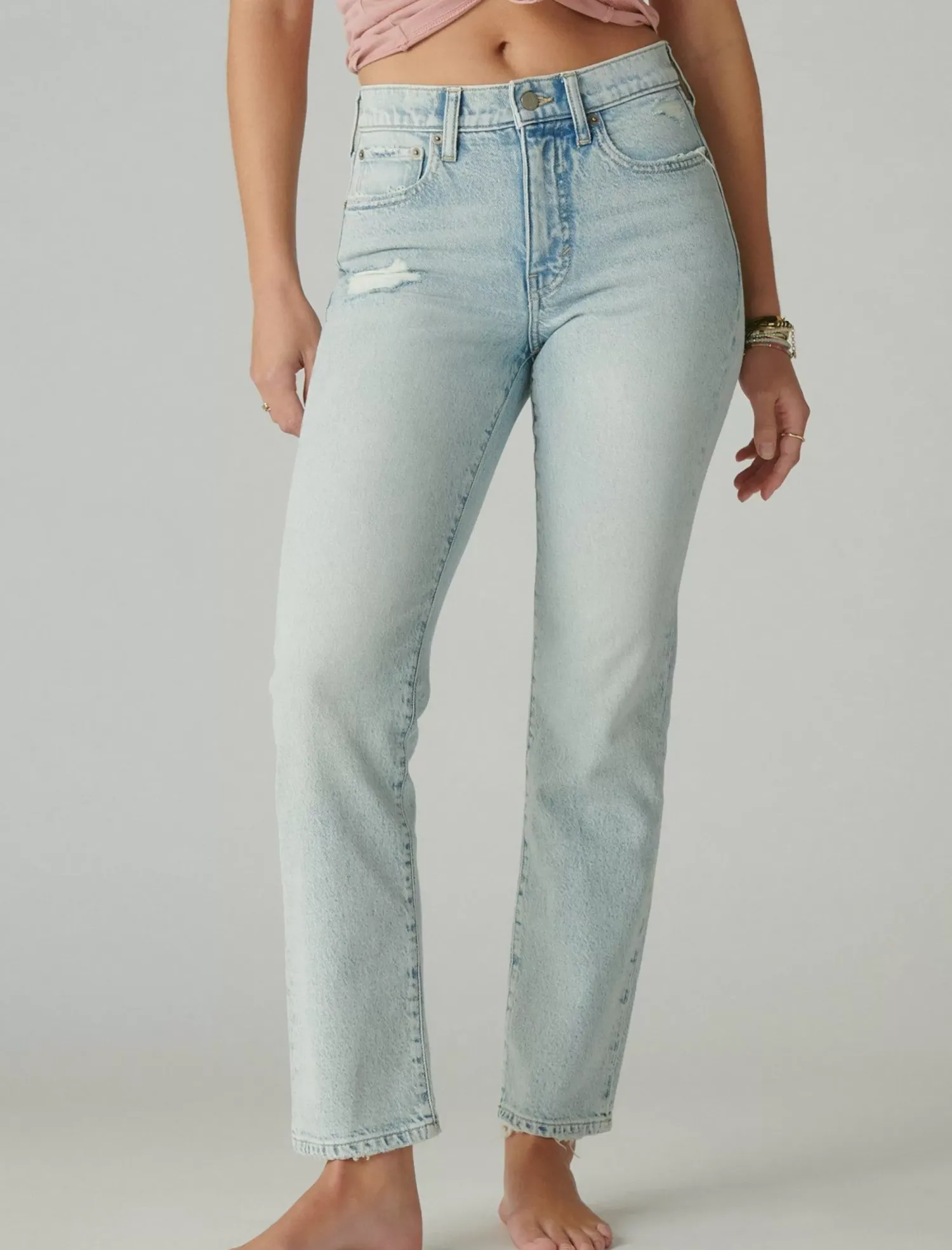 Lucky Brand high rise zoe straight heaven falls*WOMEN|JEANS Jeans|Straight