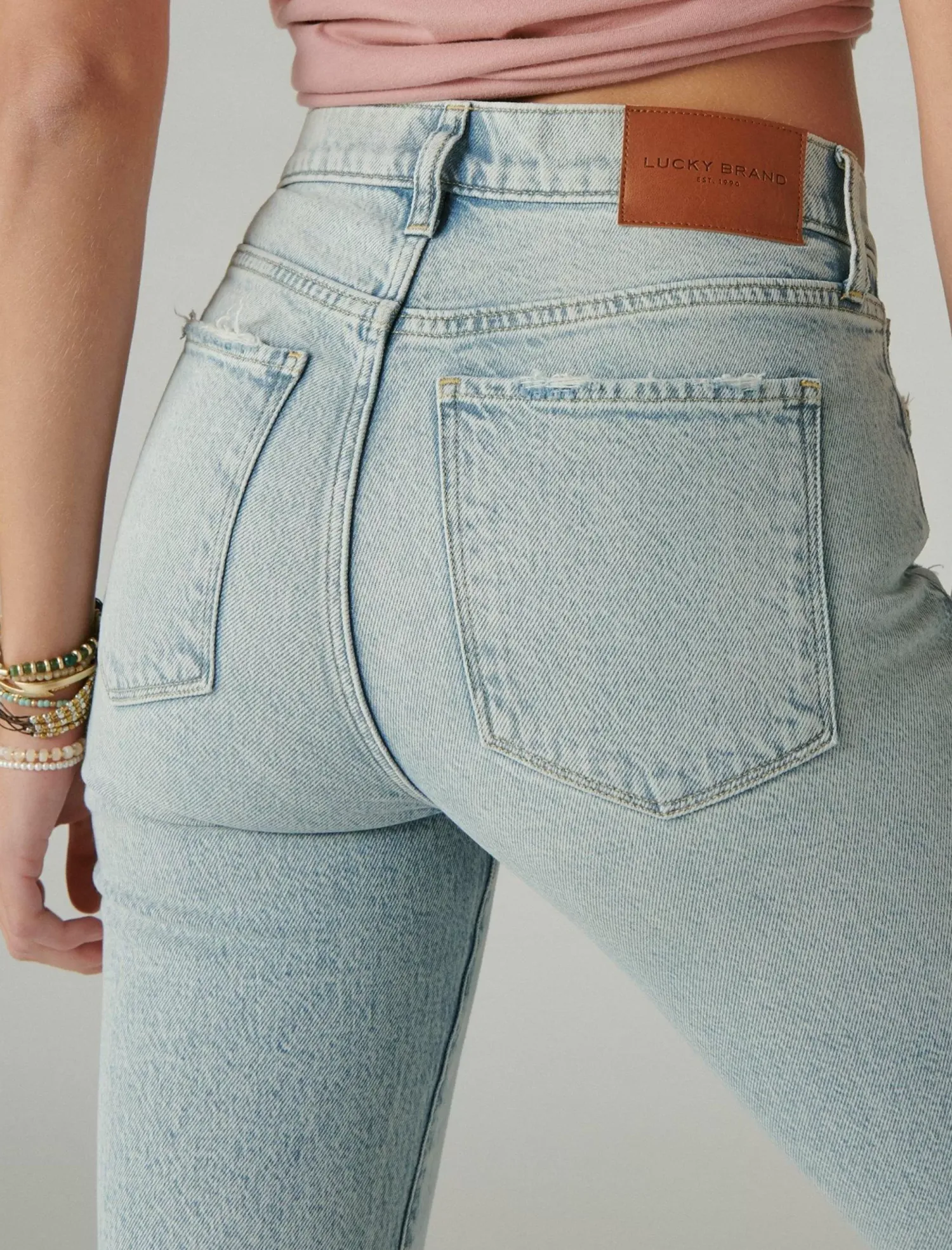 Lucky Brand high rise zoe straight heaven falls*WOMEN|JEANS Jeans|Straight