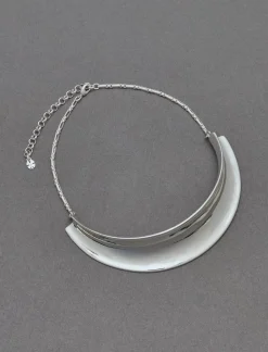 Lucky Brand high shine chunky collar silver*WOMEN Jewelry