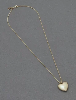 Lucky Brand high shine heart pendant gold*WOMEN Jewelry