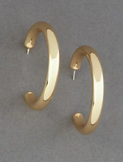 Lucky Brand high shine hoop earring gold*WOMEN Jewelry