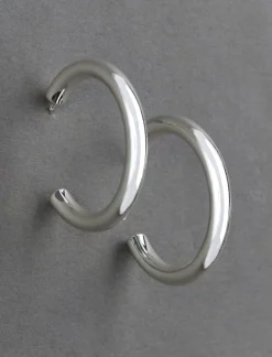 Lucky Brand high shine hoop earring silver*WOMEN Jewelry