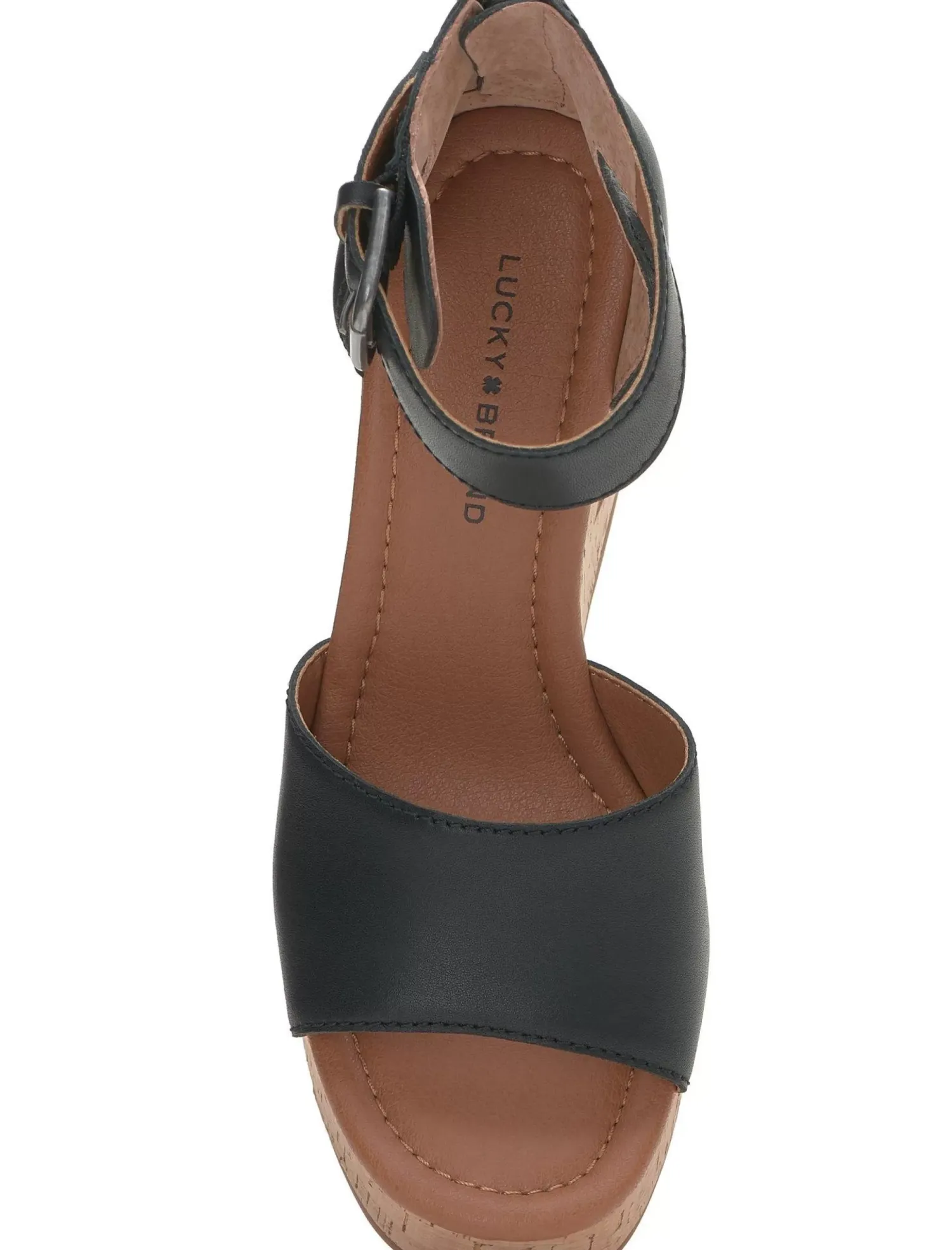 Lucky Brand himmy cork wedge black*WOMEN Shoes