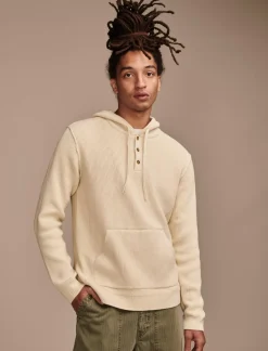 Lucky Brand hoodley sweater white cap gray*MEN Sweaters