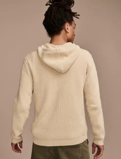 Lucky Brand hoodley sweater white cap gray*MEN Sweaters