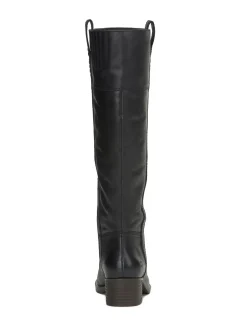 Lucky Brand hybiscus leather knee high boot black*WOMEN Shoes