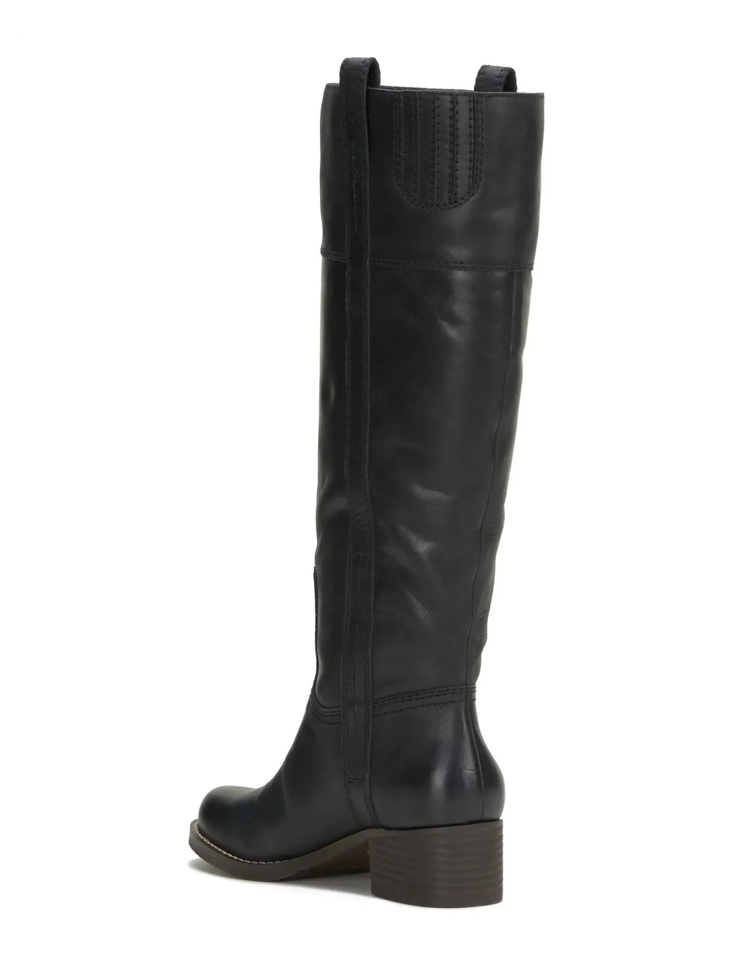 Lucky Brand hybiscus leather knee high boot black*WOMEN Shoes
