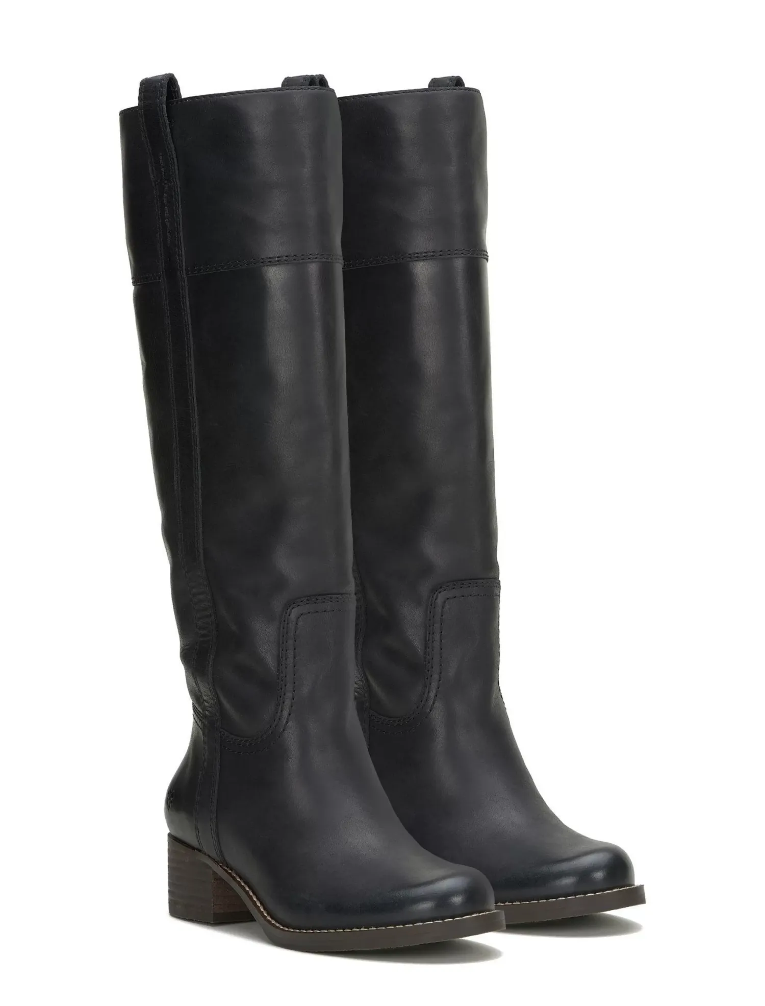Lucky Brand hybiscus leather knee high boot black*WOMEN Shoes