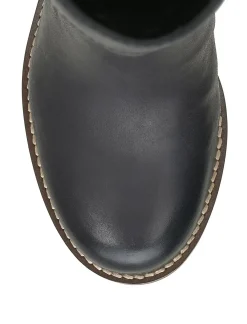 Lucky Brand hybiscus leather knee high boot black*WOMEN Shoes
