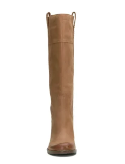 Lucky Brand hybiscus leather knee high boot light brown*WOMEN Shoes