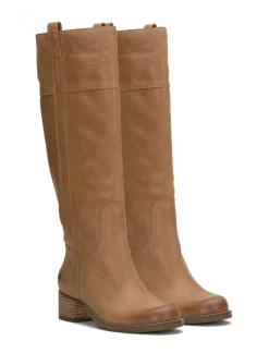 Lucky Brand hybiscus leather knee high boot light brown*WOMEN Shoes