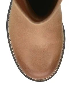 Lucky Brand hybiscus leather knee high boot light brown*WOMEN Shoes